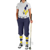 Ladies Argyle Utopia Golf Shirt - 5O: White/Yellow/Navy