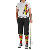 Ladies Argyle Utopia Golf Shirt - 6R: Black/Yellow/Red