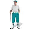 Golf Knickers - Mens Teal Multiselect Outfit