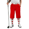 Golf Knickers - Mens Red Outfit