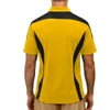 Mens Caddie Golf Shirt - Yellow/Black