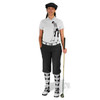 Ladies Golf Knickers Halloween Outfit - Skeleton Black