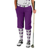 Ladies Golf Knickers Halloween Outfit - Skeleton Purple