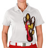Ladies Thanksgiving Golf Shirt - Argyle Turkey