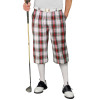 Dress Stewart, White & Red Classic Plaid Golf Outfit1