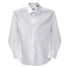 Dress Shirt Golf Outfit - Mens Navy Stewart & White with Green Tie