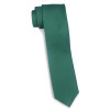 Dress Shirt Golf Outfit - Mens Black Watch & White with Solid Green Tie