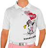 Mens Golfing Shirt Valentines Best Handicap Mouse