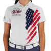 Ladies USA Patriot Heroes 250 Golf Shirt - Brush Stroke Navy