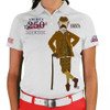 Ladies USA Patriot Heroes 250 Golf Shirt - Traditional 1900s Putter Pal