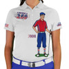 Ladies USA Patriot Heroes 250 Golf Shirt - Golfer 2001 Putter Pal