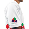 Mens Argyle Arcadia Golf Shirt - 5C: Red/Purple/Lime