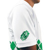 Mens Argyle Arcadia Golf Shirt - 5Y: Dark Green/Lime