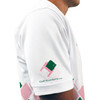 Mens Argyle Arcadia Golf Shirt - 6D: Pink/White/Dark Green