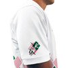 Mens Argyle Arcadia Golf Shirt - 6D: Pink/White/Dark Green