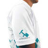 Mens Argyle Arcadia Golf Shirt - 6O: Teal/White