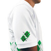 Mens Argyle Arcadia Golf Shirt - AA: Lime/White