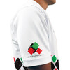 Mens Argyle Arcadia Golf Shirt - G: Black/Red/Lime
