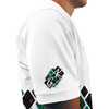 Mens Argyle Arcadia Golf Shirt - GG: Dark Green/Black