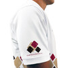Mens Argyle Arcadia Golf Shirt - HHH: Khaki/Black/Maroon