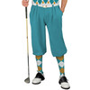 Golf Knickers Argyle Arcadia Outfit 5G - Teal/Bronze/White