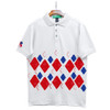 Golf Knickers Argyle Arcadia Outfit 5K - Red/White/Royal
