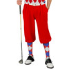 Golf Knickers Argyle Arcadia Outfit 5K - Red/White/Royal