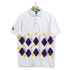 Golf Knickers Argyle Arcadia Outfit 5Q - Purple/Yellow/White
