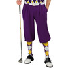 Golf Knickers Argyle Arcadia Outfit 5Q - Purple/Yellow/White