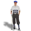 Golf Knickers Argyle Arcadia Outfit 6H - Charcoal/Black/Royal