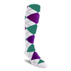 Golf Knickers Argyle Arcadia Outfit 6J - White/Purple/Teal