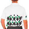 Golf Knickers Argyle Arcadia Outfit 6L - Charcoal/Black/Lime