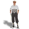 Golf Knickers Argyle Arcadia Outfit 6M - Charcoal/Black/Khaki