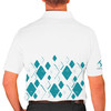 Golf Knickers Argyle Arcadia Outfit 6O - Teal/White