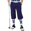 Golf Knickers Argyle Arcadia Outfit 6P - Navy/White/Teal
