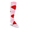 Golf Knickers Argyle Arcadia Outfit 6Q - White/Pink/Red