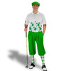 Golf Knickers Argyle Arcadia Outfit AA - Lime/White