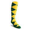 Golf Knickers Argyle Arcadia Outfit EEE - Dark Green/Yellow