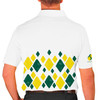 Golf Knickers Argyle Arcadia Outfit EEE - Dark Green/Yellow
