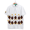 Golf Knickers Argyle Arcadia Outfit EEEE - Brown/Gold/White