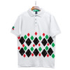 Golf Knickers Argyle Arcadia Outfit G - Black/Red/Lime