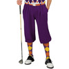 Golf Knickers Argyle Arcadia Outfit IIII - Purple/Orange/Yellow