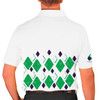 Golf Knickers Argyle Arcadia Outfit LLL - Lime/Purple/White