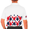 Golf Knickers Argyle Arcadia Outfit NN - Navy/Red