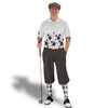 Golf Knickers Argyle Arcadia Outfit O - Charcoal/White