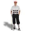 Golf Knickers Argyle Arcadia Outfit PPP - Black/Pink/White