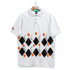 Golf Knickers Argyle Arcadia Outfit SSS - Black/Orange/White