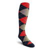 Golf Knickers Argyle Arcadia Outfit V - Navy/Taupe/Red