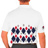 Golf Knickers Argyle Arcadia Outfit V - Navy/Taupe/Red