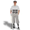 Golf Knickers Argyle Arcadia Outfit W - Black/Taupe/Charcoal